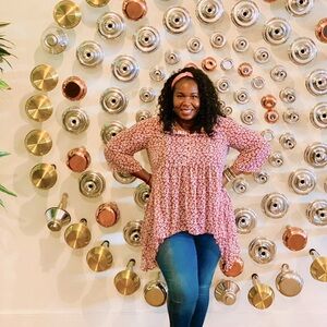 Lane Bryant Floral Top 14/16